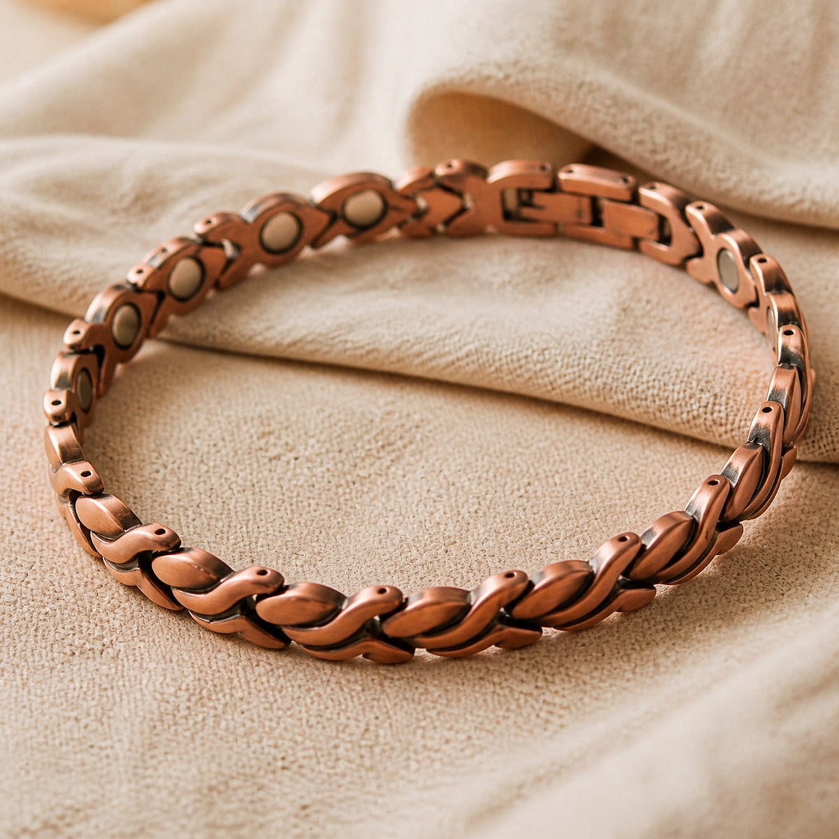Tobillera de cobre Dune Elegance