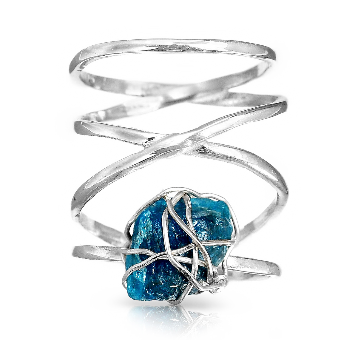 Anillo de apatito envuelto en alambre