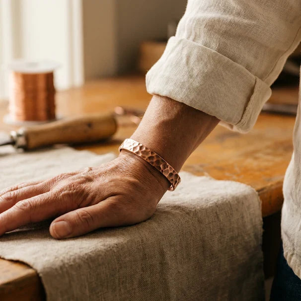 Pulsera de cobre Legado del Surco — Carmen, Lucía & Rocío