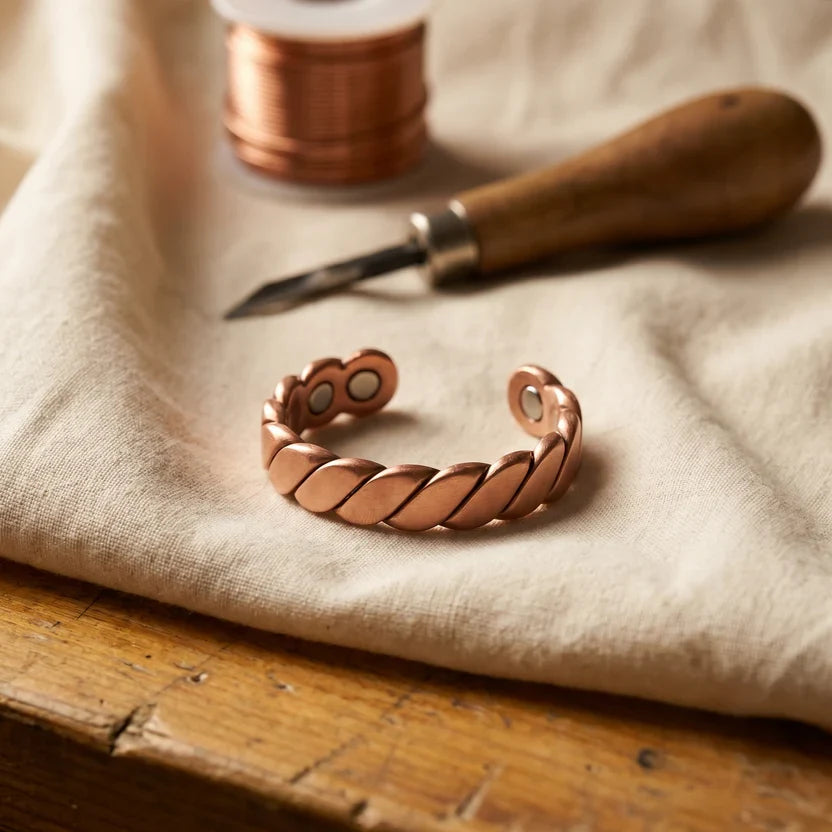 Anillo de cobre Resplandor de la Colina — Carmen, Lucía & Rocío