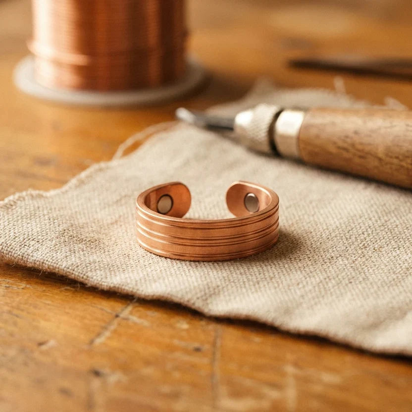 Anillo de cobre Soberano — Carmen, Lucía & Rocío
