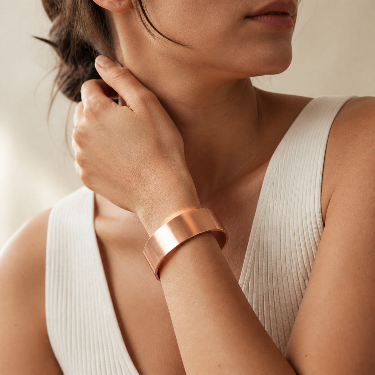 Pulsera de cobre artesanal Anvil – imagen 2