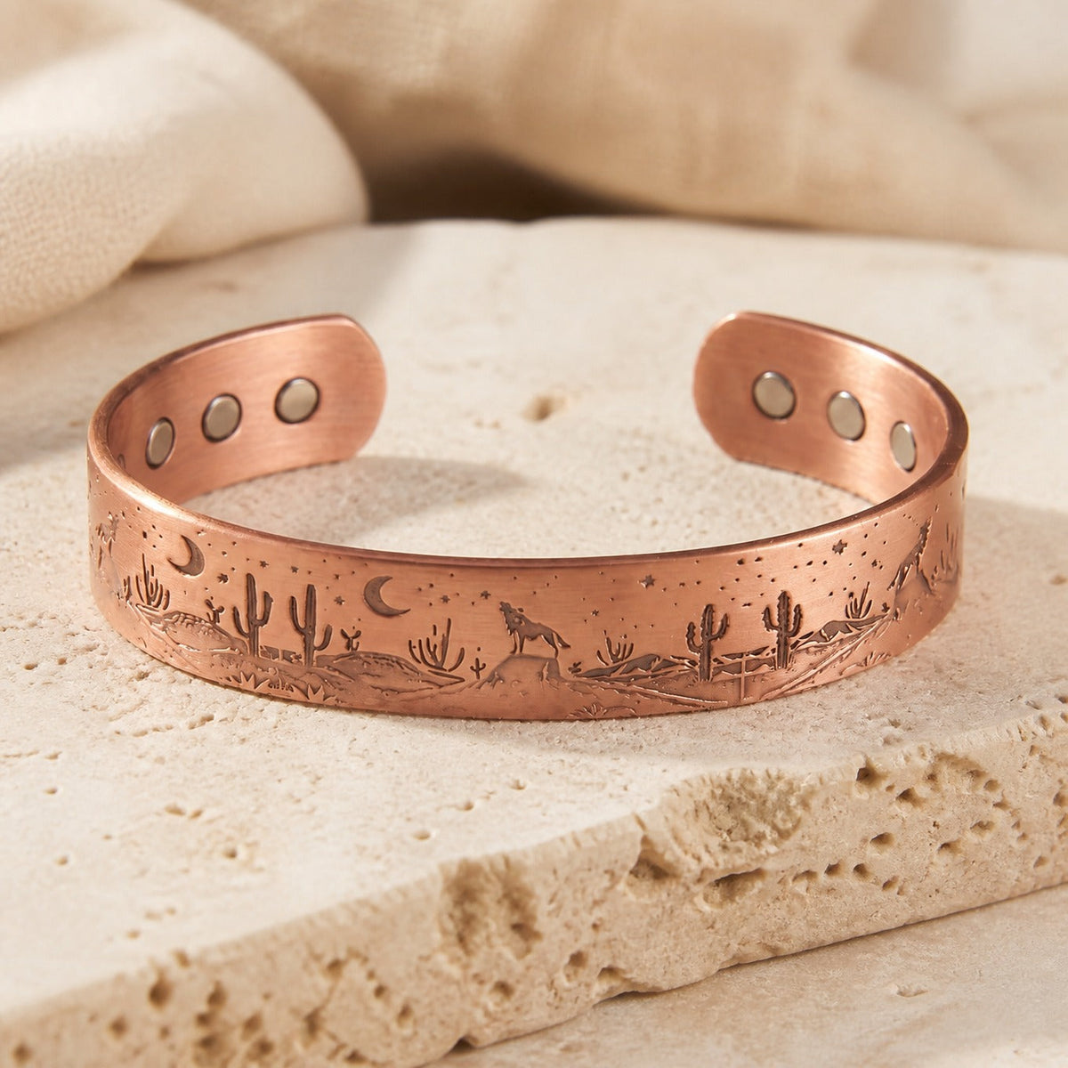 Pulsera de cobre de cala escondida