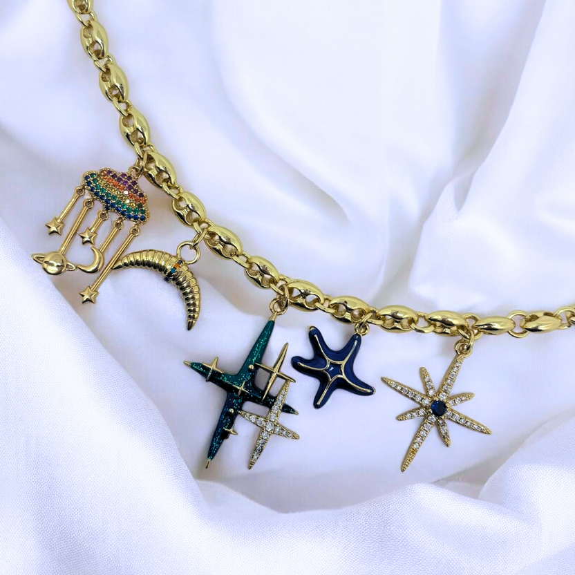Collar Celestialic (hecho a mano y edición limitada)