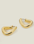Pendientes elegantes de gota dorados