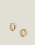 Pendientes elegantes de gota dorados – imagen 2