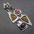 Pendientes triangulares vintage
