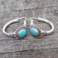 Pendientes vintage de turquesa
