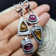 Pendientes triangulares vintage – imagen 2