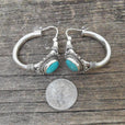 Pendientes vintage de turquesa – imagen 4
