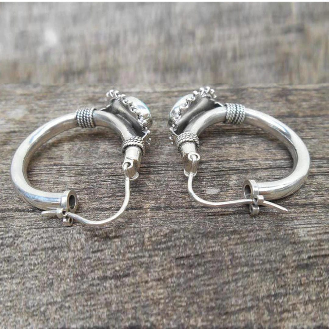 Pendientes vintage de turquesa – imagen 3