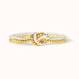 Anillo bicolor con nudo de amor – imagen 2