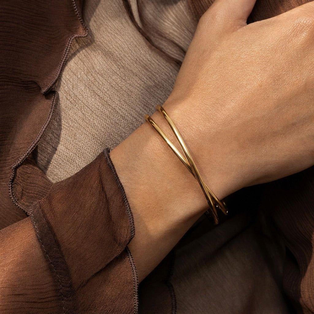 Brazalete abierto pulido – imagen 2