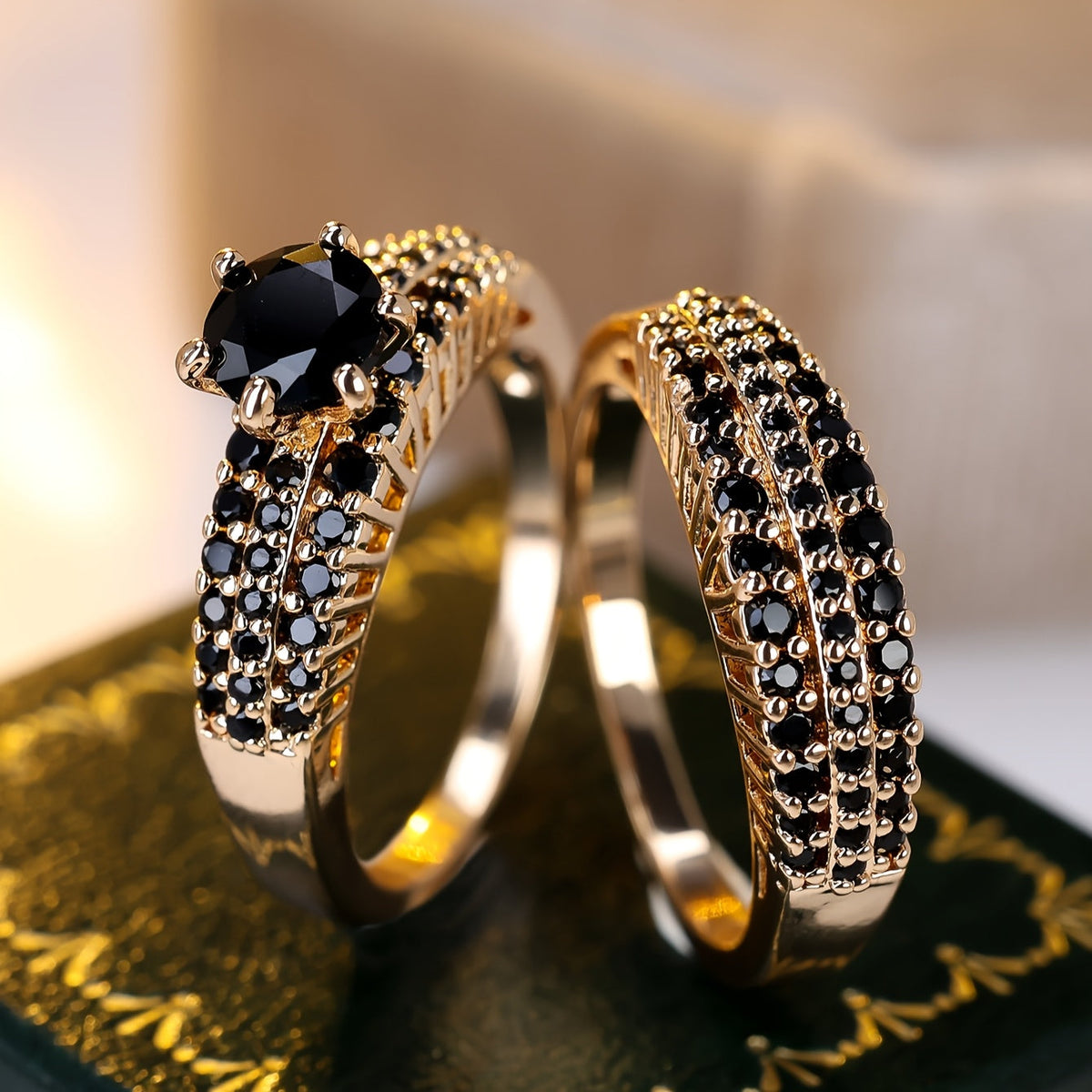 Set de anillos Black Radiance