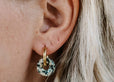 Pendientes aro donut de piedra – imagen 3