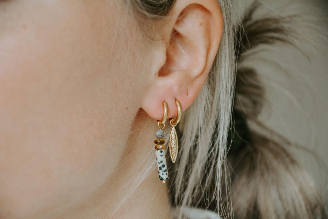 Pendientes Frida de jaspe refinados – imagen 3