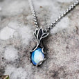 Collar plateado Radiant Lotus