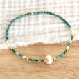 Pulsera costera de perlas y chaquiras – imagen 2
