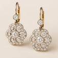Pendientes retro de cristal con mandala – imagen 2