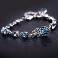 Pulsera luminosa con corazón oceánico – imagen 2