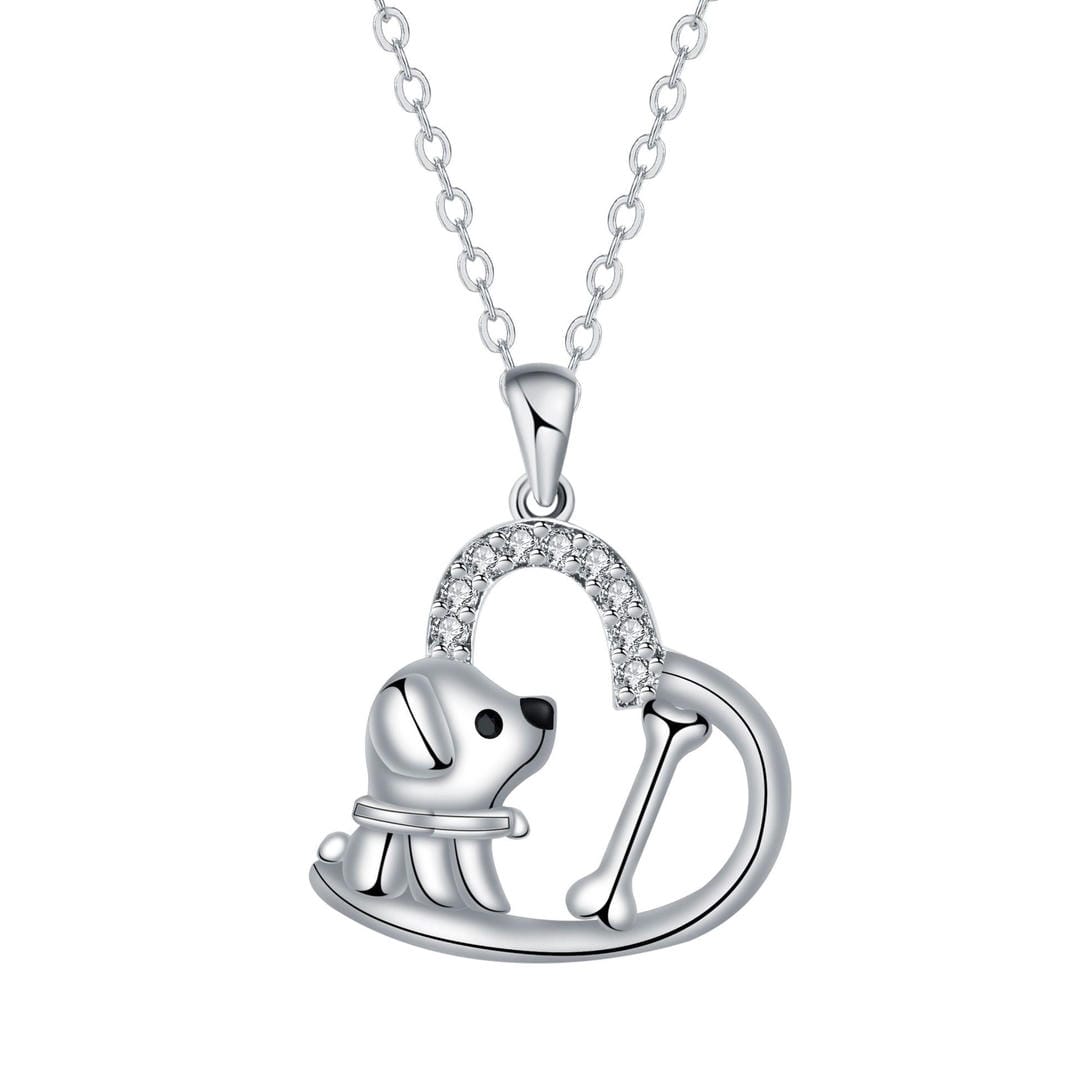 Collar de perro con colgante de corazón – imagen 2