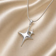 Collar Estrella Polar en oro blanco