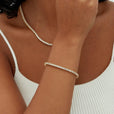 Pulsera tenis clásica de cristal