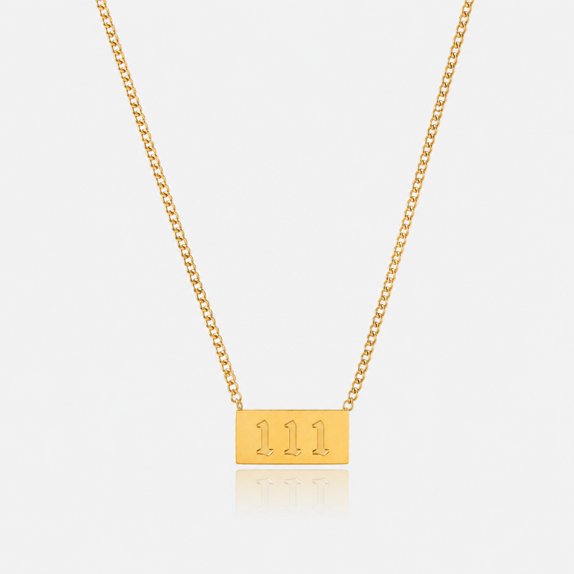 Collar de números de ángel