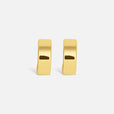 Pendientes aro dorados vintage modernos