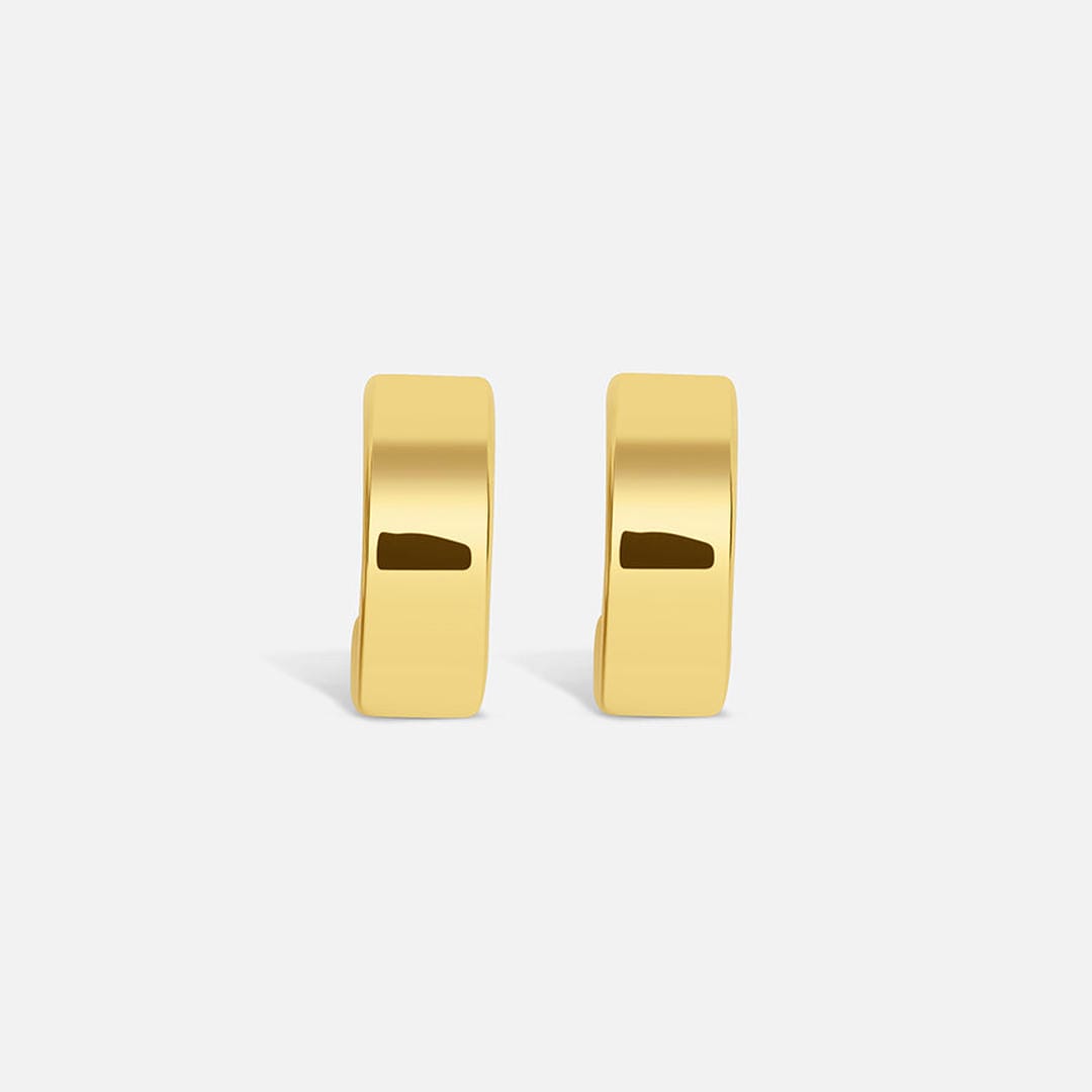 Pendientes aro dorados vintage modernos
