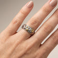 Anillo de plata libélula y girasol – imagen 2