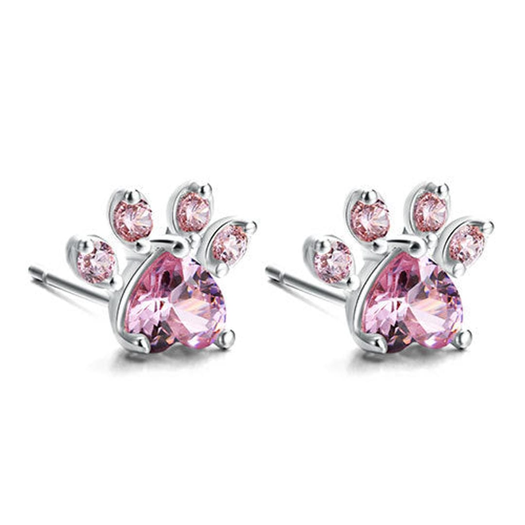 Conjunto de patita de 4 piezas con corazón de circonita — Carmen, Lucía & Rocío