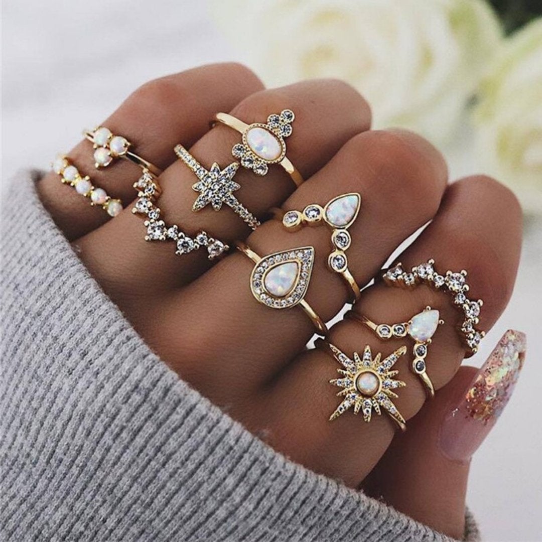 Set de anillos apilables seleccionados