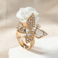 Anillo floral Emerald Rose – imagen 3