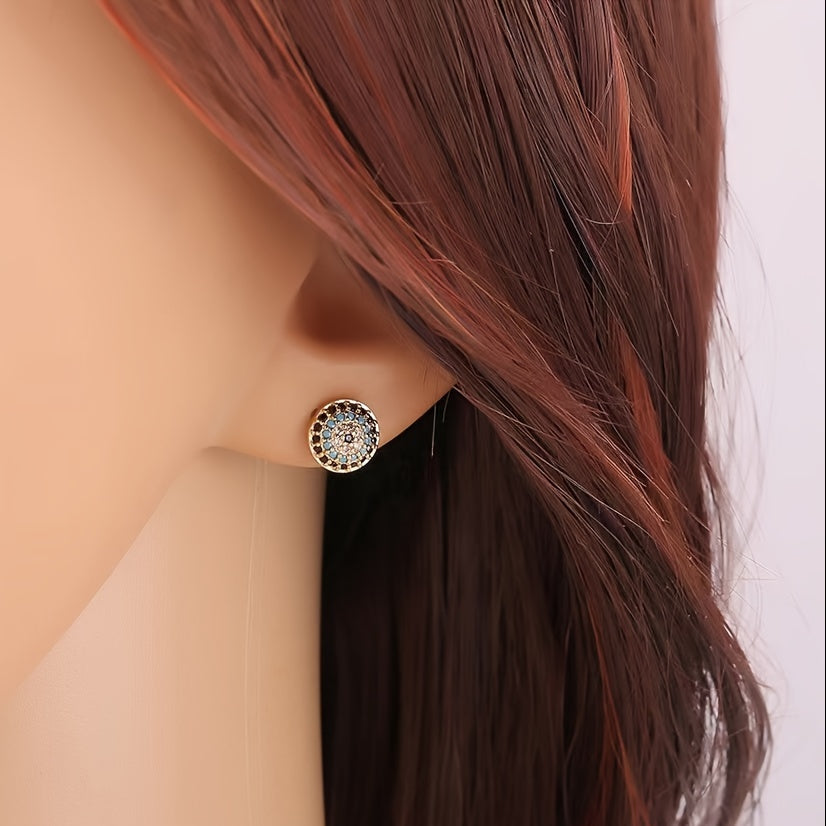 Pendientes de circonita incrustada para fiesta – imagen 3