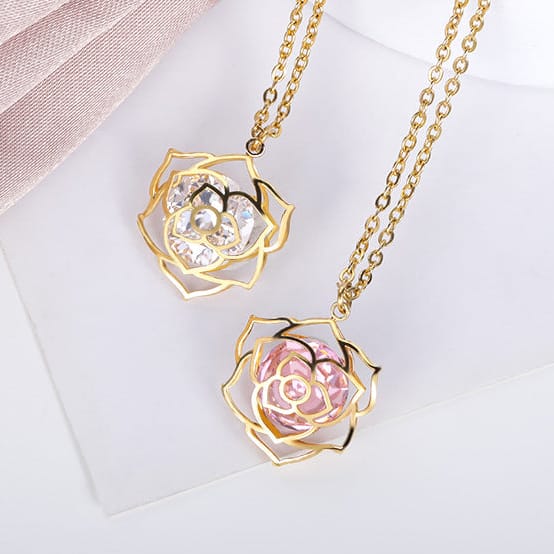 Collar con dije Aura de Rosa – imagen 3