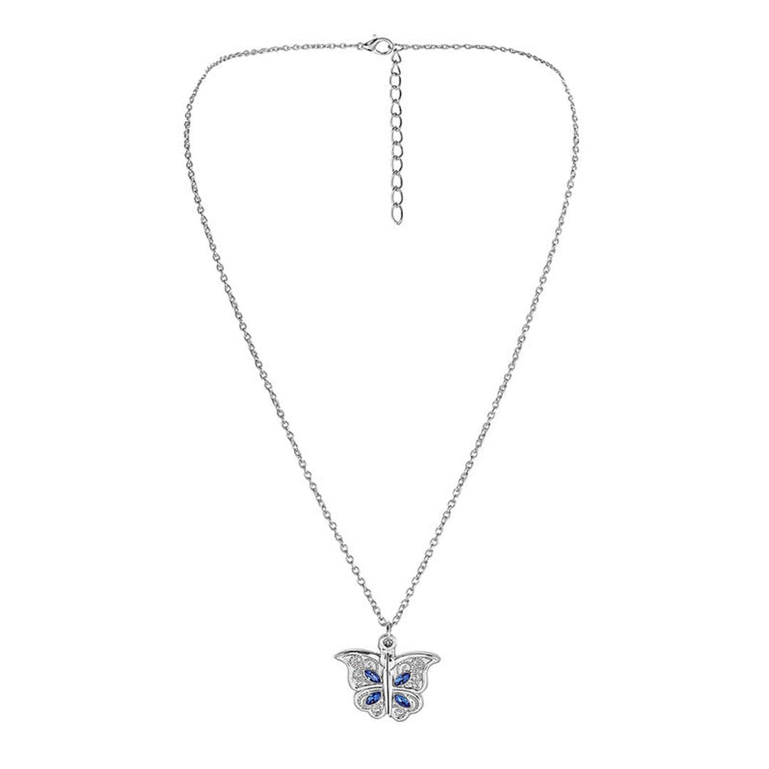 Collar colgante mariposa con mensaje secreto – imagen 2