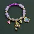 Pulsera de cuentas con dije de delfín y concha – imagen 3