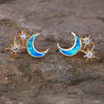 Pendientes de luna y estrellas – imagen 4