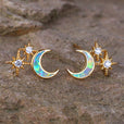 Pendientes de luna y estrellas – imagen 3
