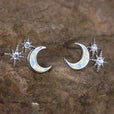 Pendientes de luna y estrellas