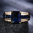 Anillo dorado Kassira Bluemont – imagen 2