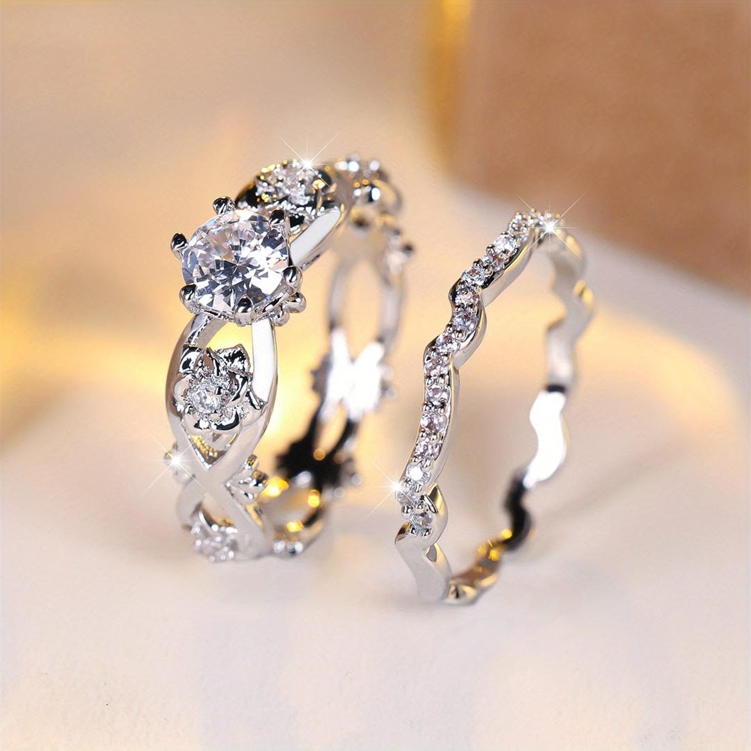 Set de anillos Twilight Vine