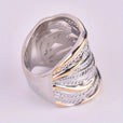 Anillo creativo envolvente de circonita de varias capas – imagen 2