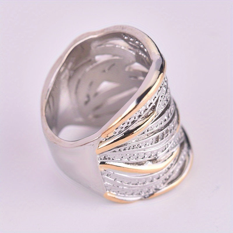 Anillo creativo envolvente de circonita de varias capas – imagen 2