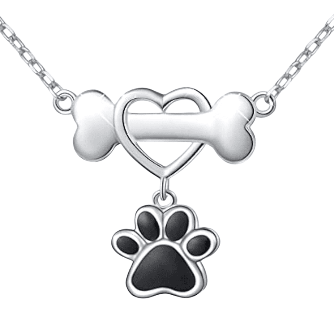 Collar con colgante de corazón plateado para la mejor amiga – imagen 2