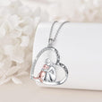 Collar de circonita Abrazo eterno