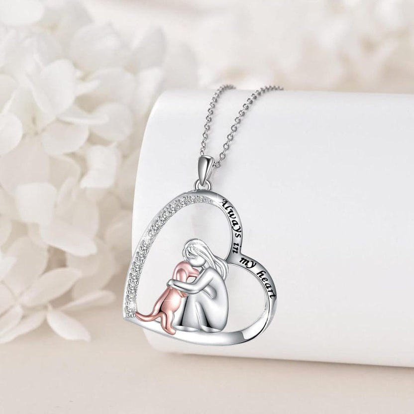 Collar de circonita Abrazo eterno