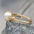 Anillo de perla de agua dulce con torsión – imagen 2