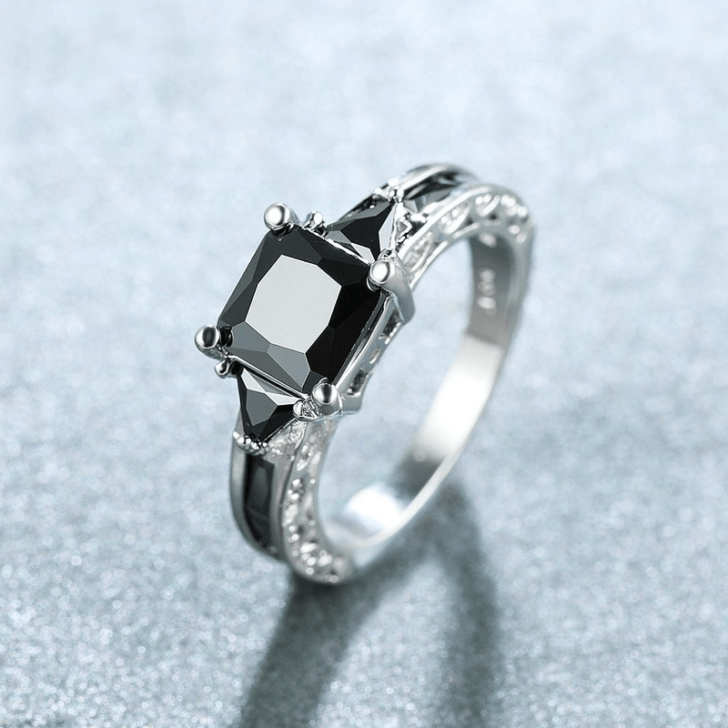 Anillo Eternity negro